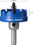 BoschEXPERT 金属板轴孔锯 49 毫米。.